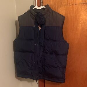 Arizona Jean Company Dark Blue and Charcoal Vest